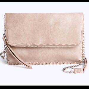 Women’s Urban Expressions Maison Whipstitch Trim Crossbody Bag In Taupe